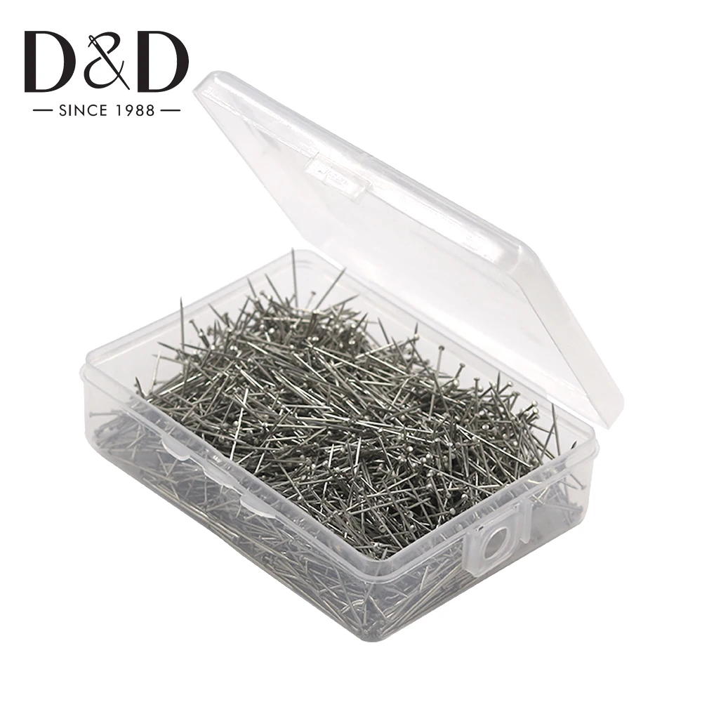 1600 шт., булавки из нержавеющей стали для квилтинга, 26 мм