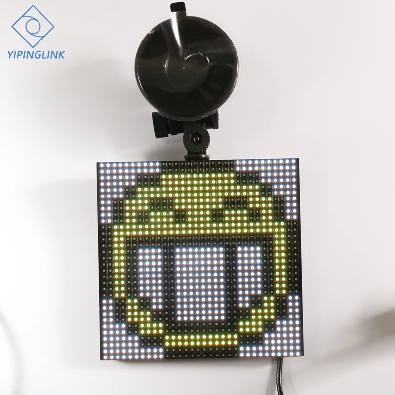 Первый светодиодный дисплей с Bluetooth управлением 12 В GIF анимация смайлики смайлик