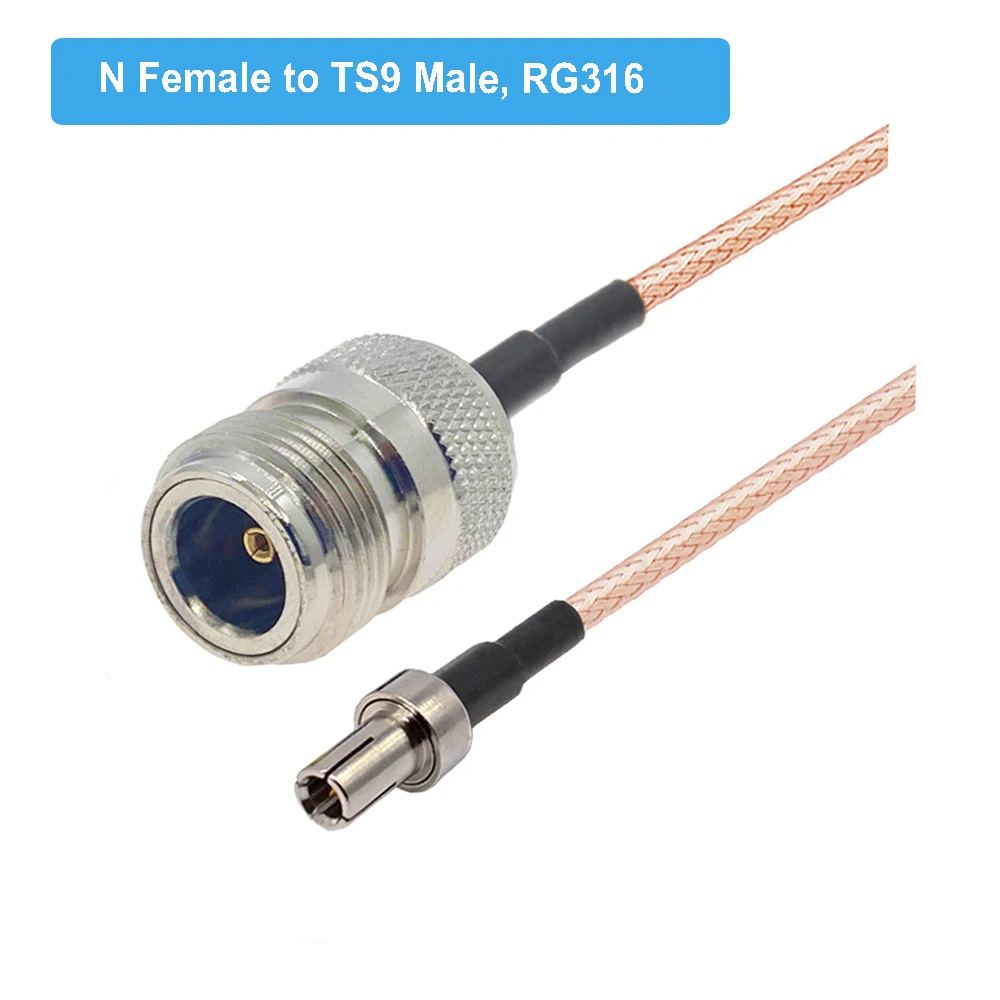 RG316 Pigtail N Male to TS9 прямой штекер USB 3G 4G модем антенна удлинитель RF коаксиальный