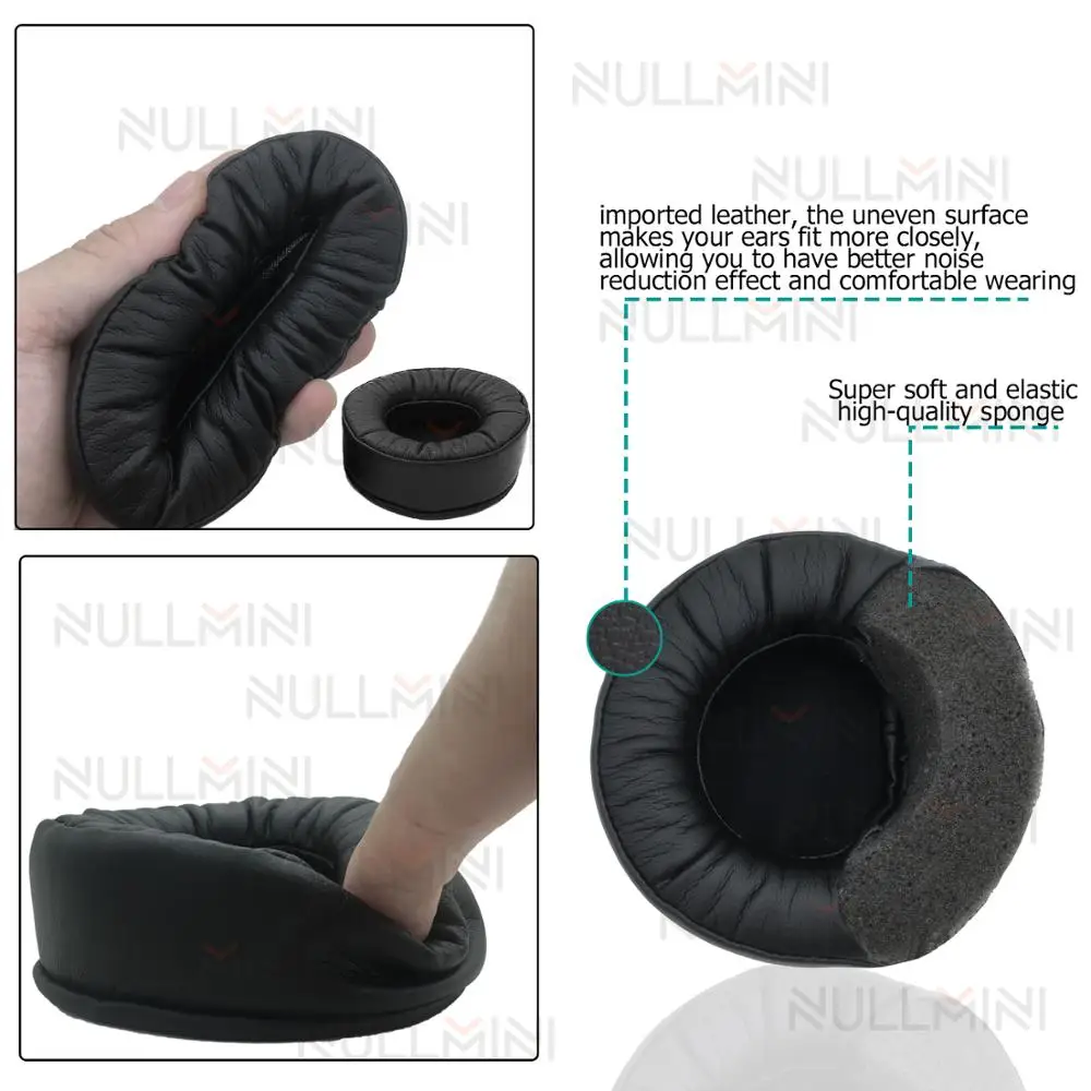 NullMini Replacement Earpads for ATH-ES7 ES9 ES10 ESW9 ESW10 Headphones Soft Leather Earmuff Earphone Headset | Электроника