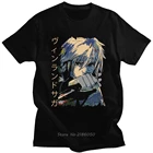 Футболка мужская хлопковая с коротким рукавом, Повседневная рубашка в стиле японского аниме, винland Сага, торон, карльсефни, манга, в стиле Харадзюку