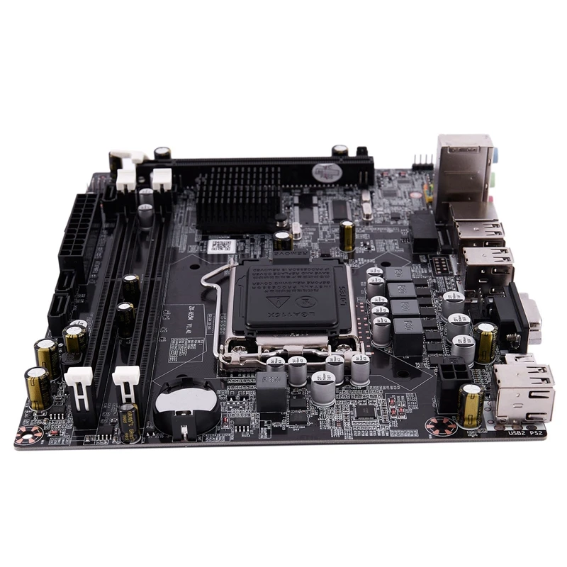 Материнская плата H55 LGA 1156 гнездо Mini ATX настольная картинка USB2.0 SATA2.0 двухканальный