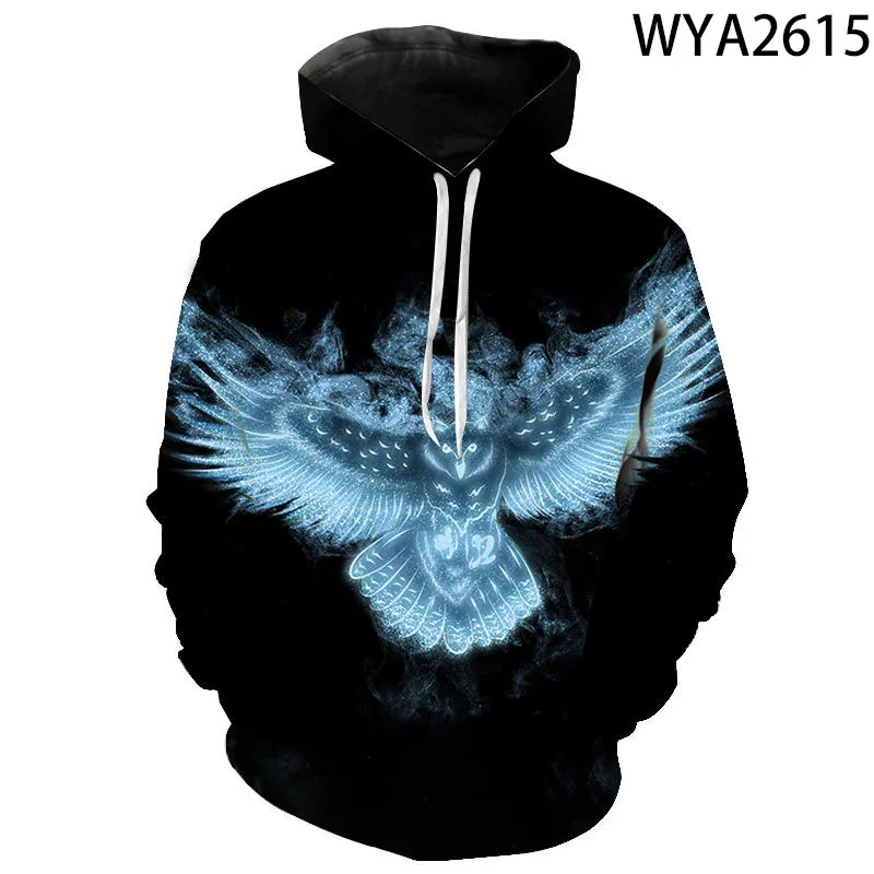 

Spring And Autumn Owl Sweatshirt Hoodies 3D Printed Boy Girl Kids Fashion Jacket Men Women Children Streetwear Hoody Casual Coat