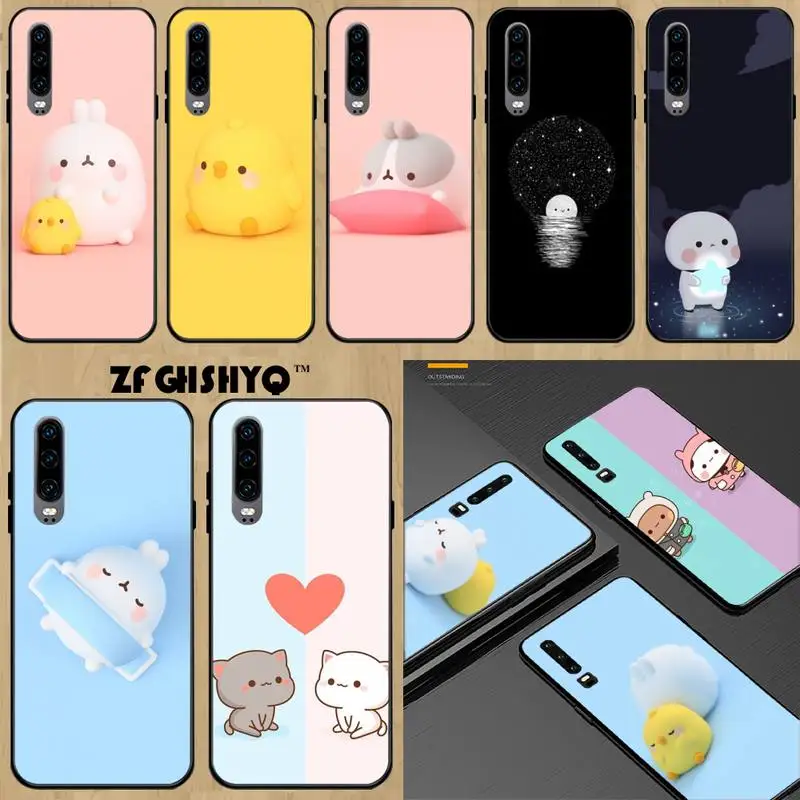 Чехол LJHYDFCNB Happy Bunny Sunny для телефона Huawei P20 30 40 Pro Mate Xs Rs Nova 7se Honor 10|Бамперы| |