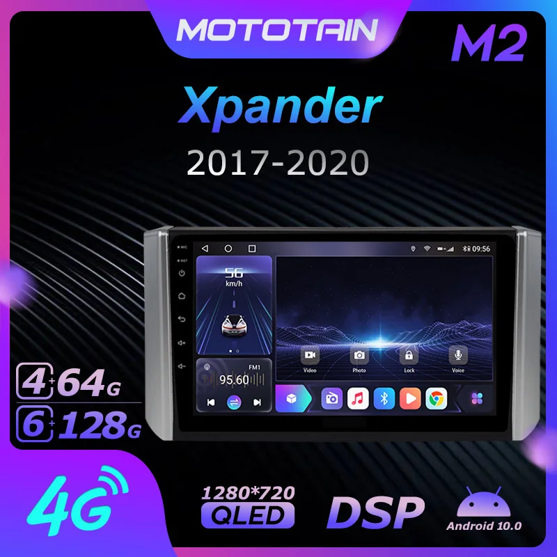 

Android 10.0 6G+128G Car Radio Stereo for Mitsubishi Xpander 2017 - 2020 Auto Audio GPS 4G LTE System head unit 1280*720