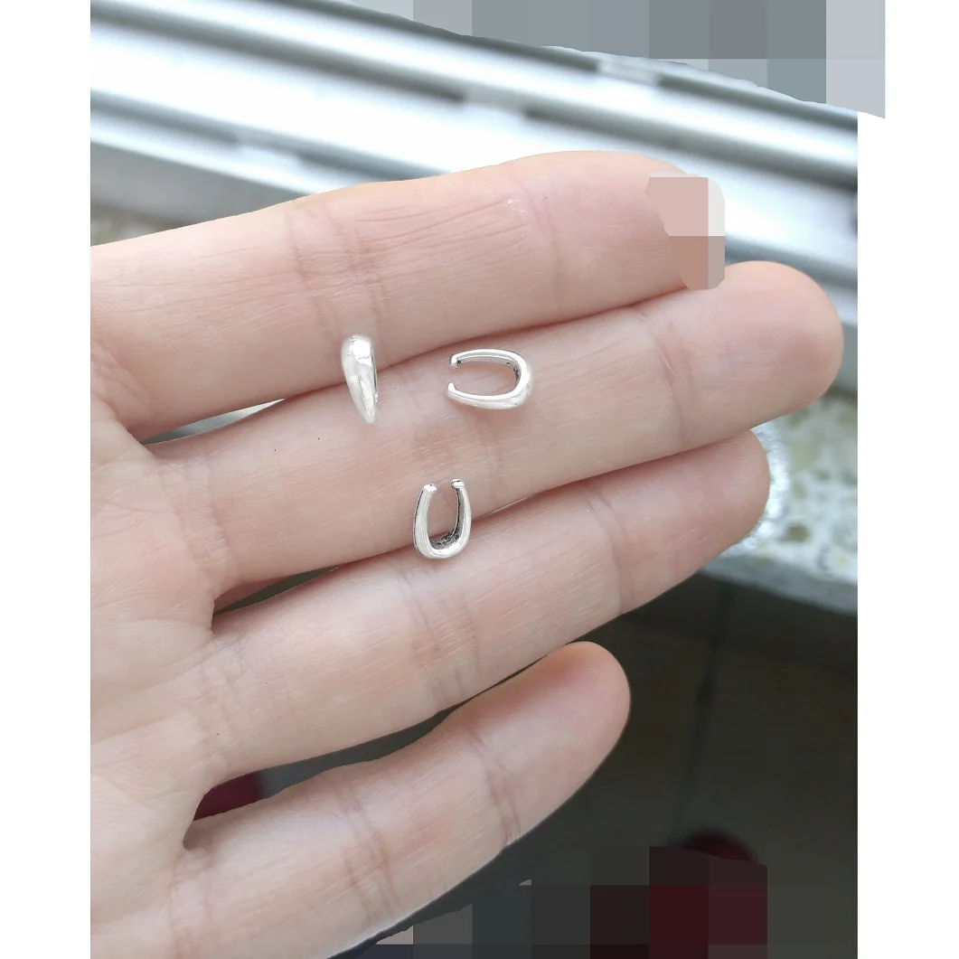 

Материал для украшения шапки из бисера рукоделие diy Ювелирные изделия компоненты колокольчик дизайн 12 мм высокий посеребренный сплав модны...