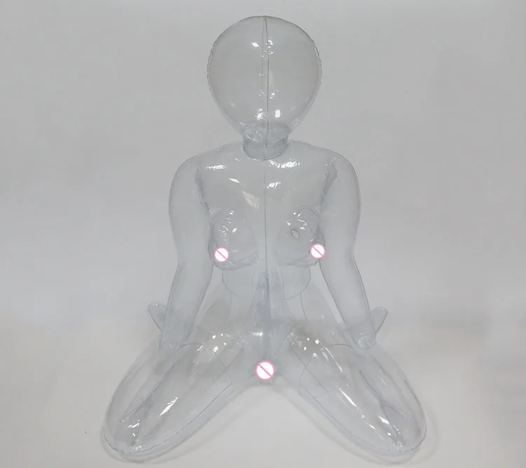 Прозрачный полноразмерный надувной женский манекен торсо надувная мастурбация