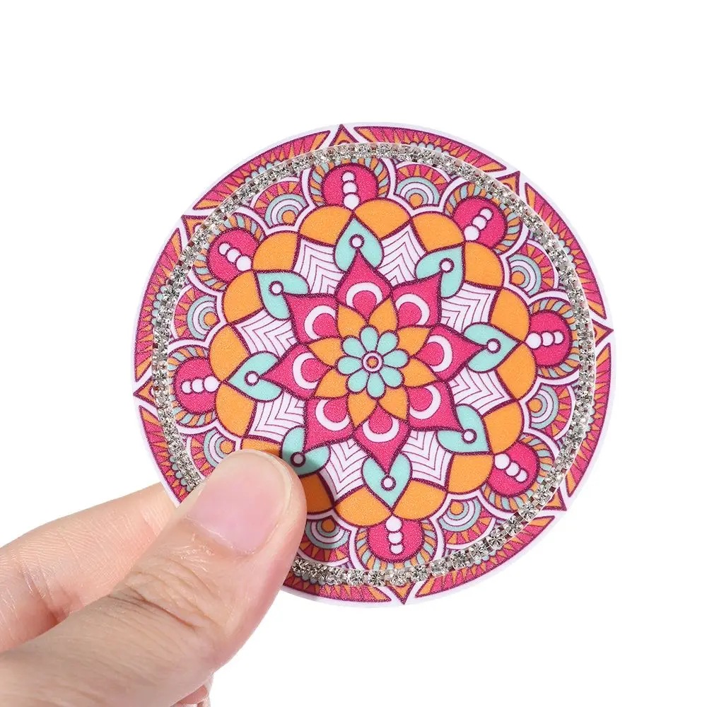 Противоскользящий резиновый коврик с мандалой подставка для чашки