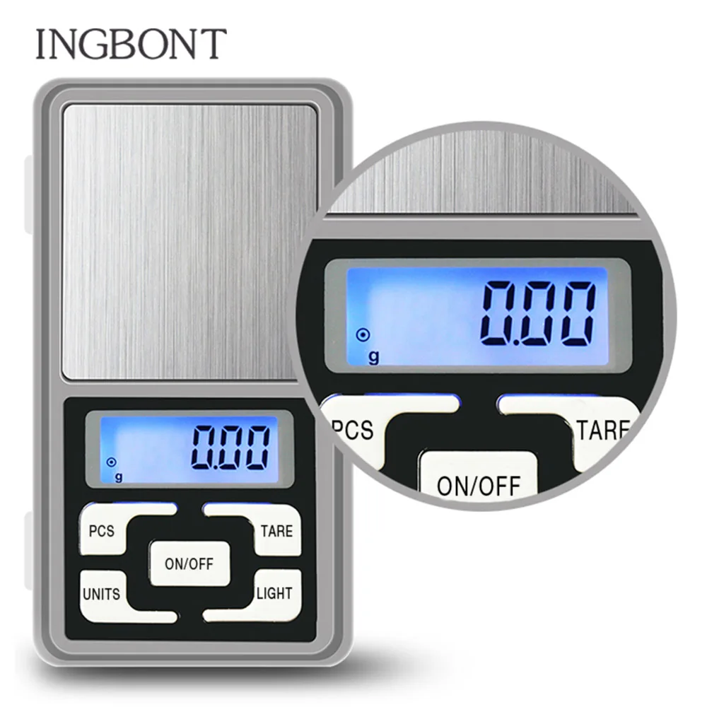 Карманные цифровые весы для ювелирных изделий 100 500 г х 0 01 г|Наборы ручных