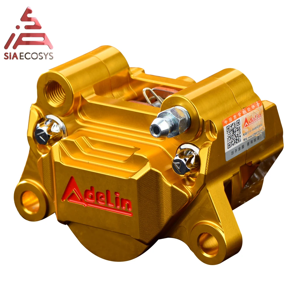Adelin ADL-28 Motorcycle Accessories Hydraulic Brake Calipers Universal 2 pistons CNC Aluminum alloy brake calipers | Автомобили и