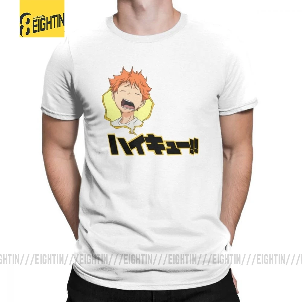 Мужская футболка с короткими рукавами Haikyuu хлопковая Футболка принтом Karasuno