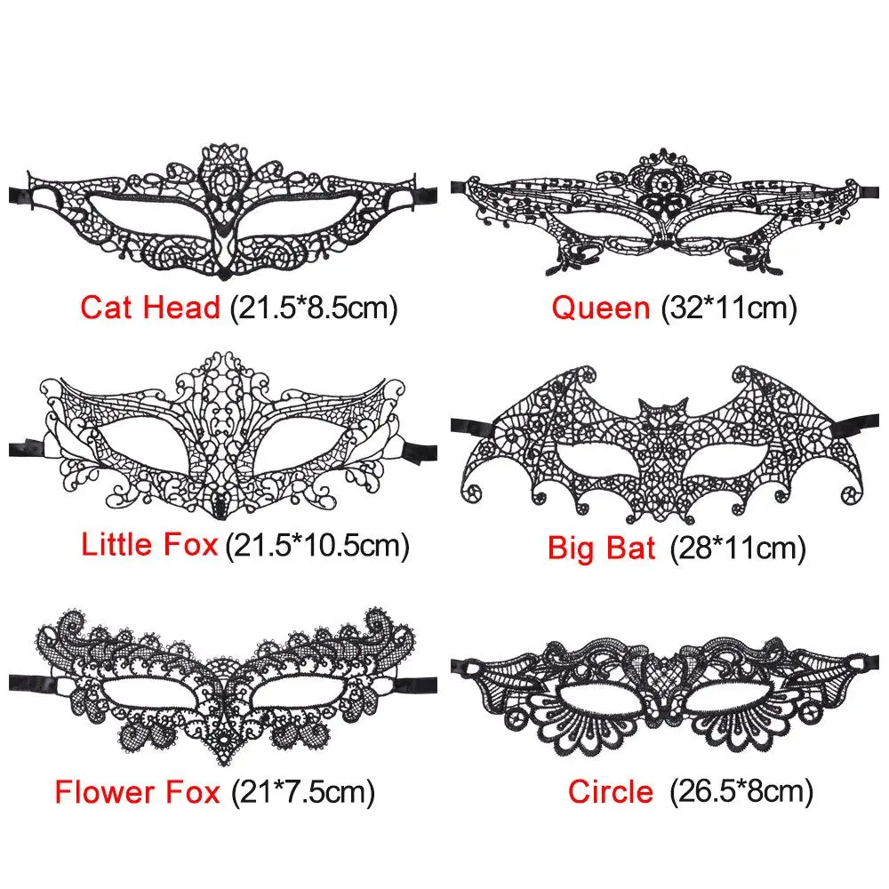 Женская Черная кружевная зеленая ажурная Маскарадная маска для лица костюм