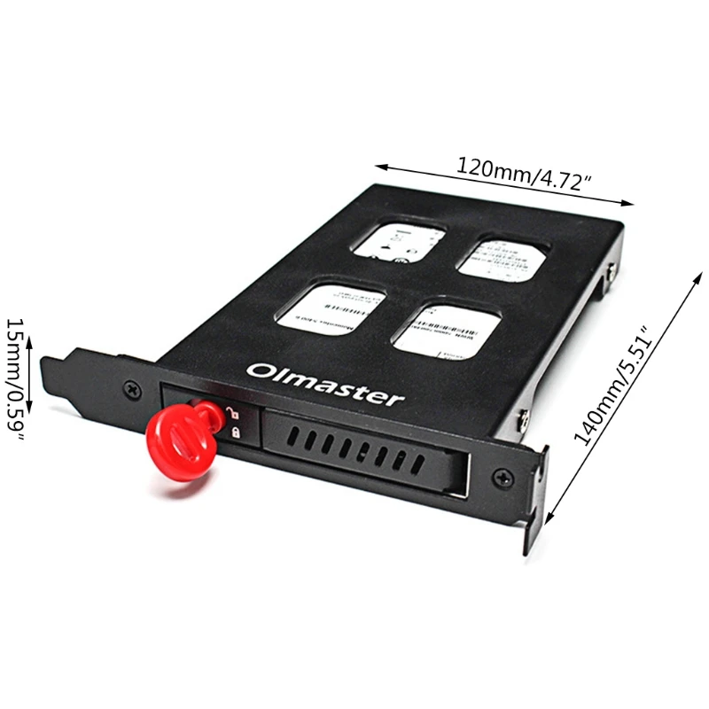 Корпус C1FB Oimaster Pci корпус для жесткого диска 2 5 дюймового SATA SSD HDD-адаптера |