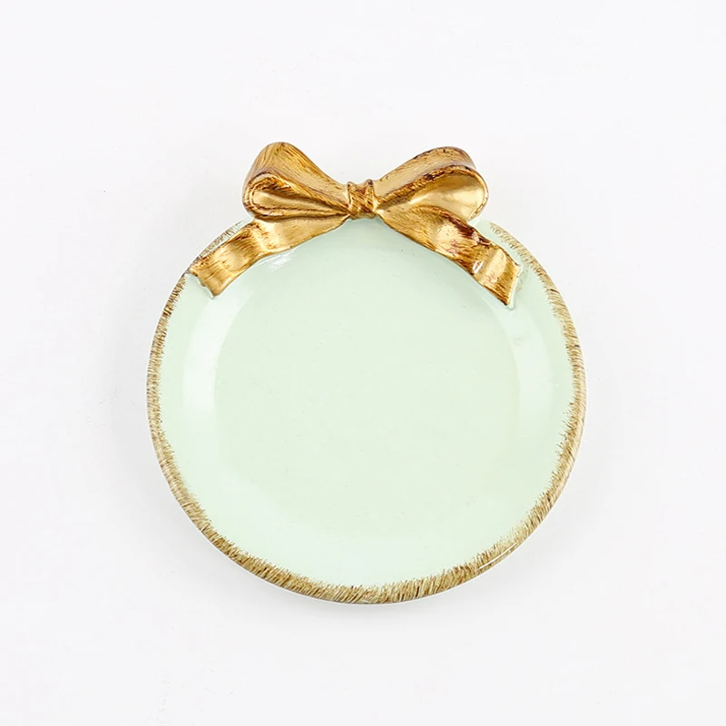 Лотки для хранения тортов с круглым бантом в скандинавском стиле органайзер