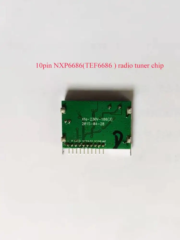 

NXP6686 чип радио тюнер для автомобиля Android мультимедийный TEF6686 модуль AM FM с RDS XFA-230V-186 10 pin