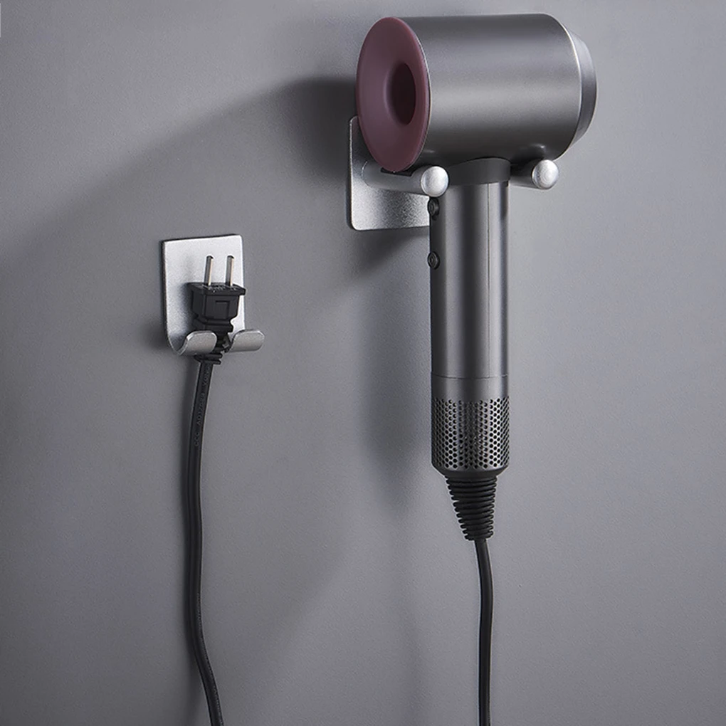 Держатель для сушилки Dyson настенная вешалка серебристого цвета