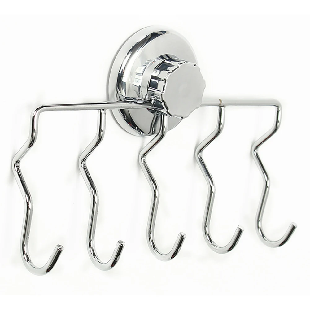 

Bathroom Stainless Steel Chrome Towel Ring Hardware Wall Mounted Kitchen Holder Suction Cup No-Drilling Accessory