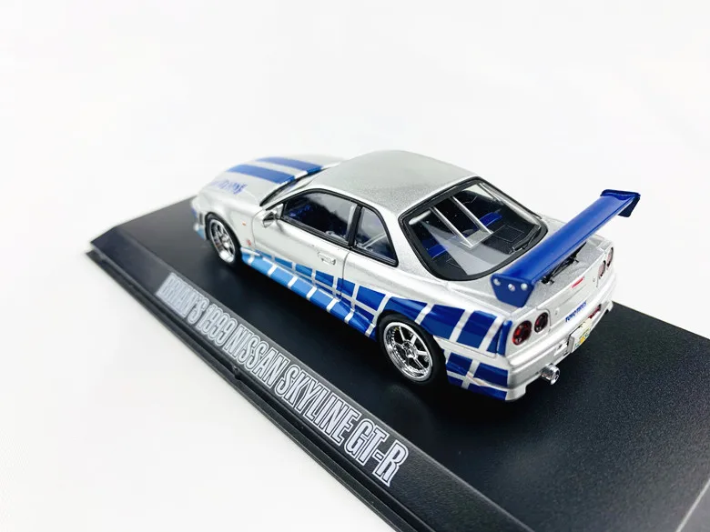 GreenLight 1:43 BRIAN'S 1999 нсрб в SKYLINE GT R бутик брелок для автомобильных ключей игрушки