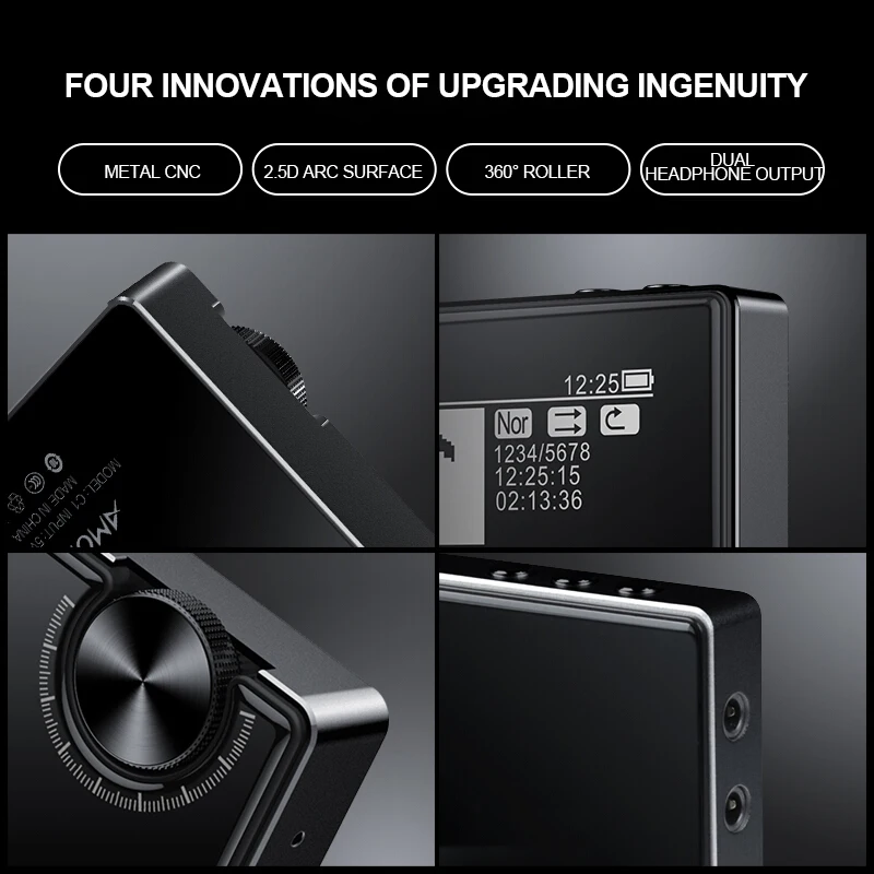 Мини MP3 плеер Bluetooth OTG 2.5D металлический Автомобильный с ЧПУ для бега спорта школы fm