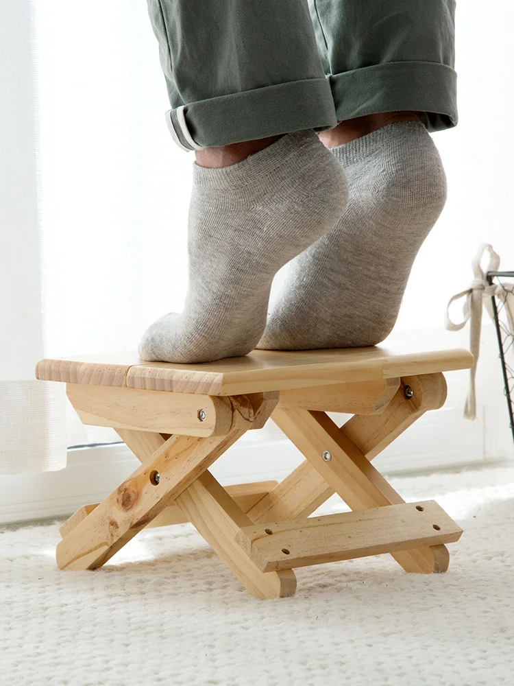 Складной стул из цельного дерева портативный складной со шлейфом mazza для