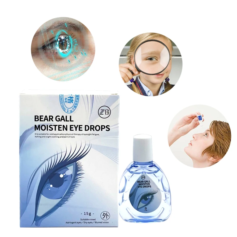 Chinese Menthol Eye Drops To Cleanse The Eyes Detoxify Relieve Discomfort Drop Fatigue Relax Massage For Health Care | Красота и
