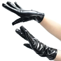 military parade etiquette performance gloves mens and womens patent leather gloves creative cosplay decorative supplies