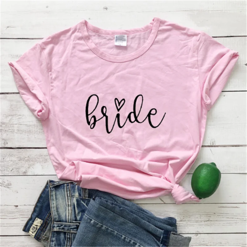 6 Размеры свободного кроя с надписью &quotBride To Be&quot футболка подарок подружки