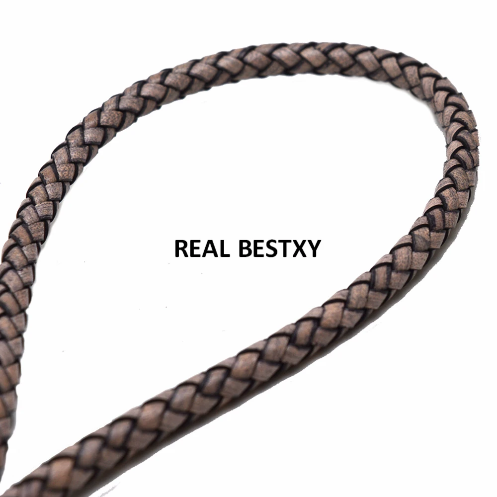 2 м/лот прибл. 6 мм высококачественные шнуры из натуральной воловьей кожи первого