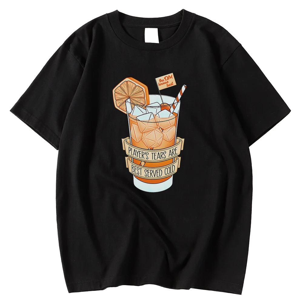 

Large Size Men's Tshirts Crewneck Soft T-Shirts Scorching Heat Orange Juice Player Tears Print Tops Short Sleeve Tees Shirt Man