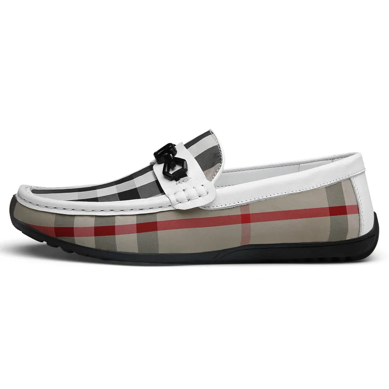 Новинка 2019 мужская повседневная обувь Vosonca лоферы качественная из спилка мужские