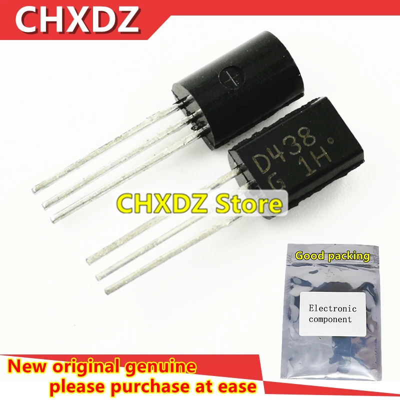 10 шт. 100% японский оригинальный 2SD438 D438 TO-92L Низкочастотный усилитель мощности