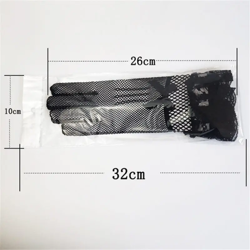 1 пара Детские сетчатые перчатки с искусственным жемчугом|Женские перчатки| |