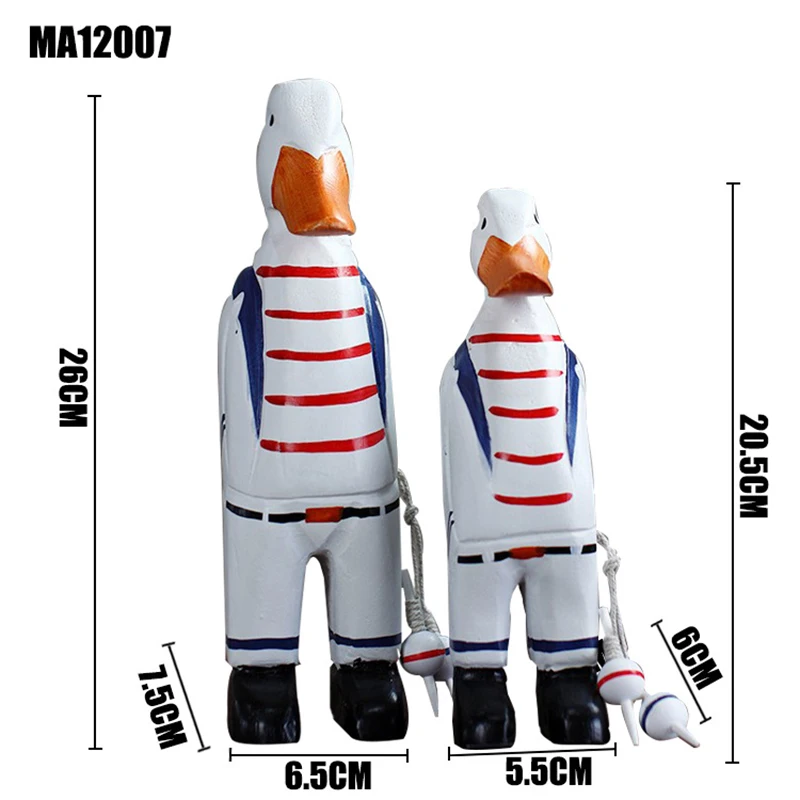 

Baby Ducks Solid Wood Carving Cartoon Mediterranean Style Home Furnishings Creative Gifts Home Accessories Desk Accessories