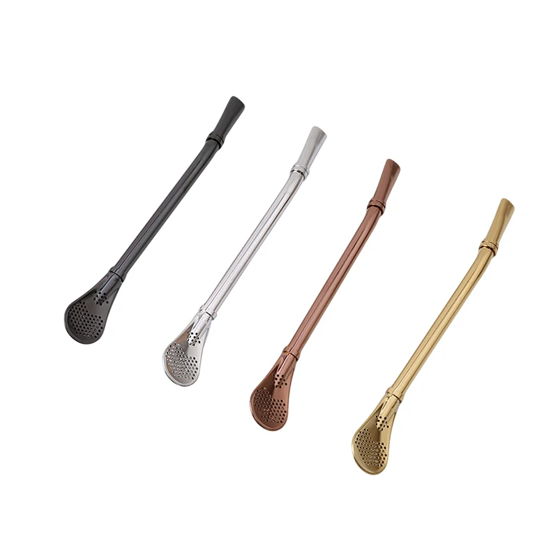 Handmade Stainless Steel Drinking Straw Filter Yerba Mate Tea Bombilla Gourd Washable Practical Tools Bar Accessories | Дом и сад