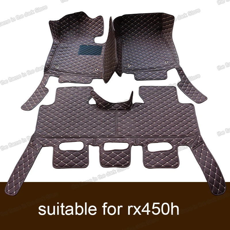 Кожаные автомобильные коврики для lexus rx rx350 rx200t rx300 rx450h 2015 2016 2017 2018 2019 2020 2021 коврик