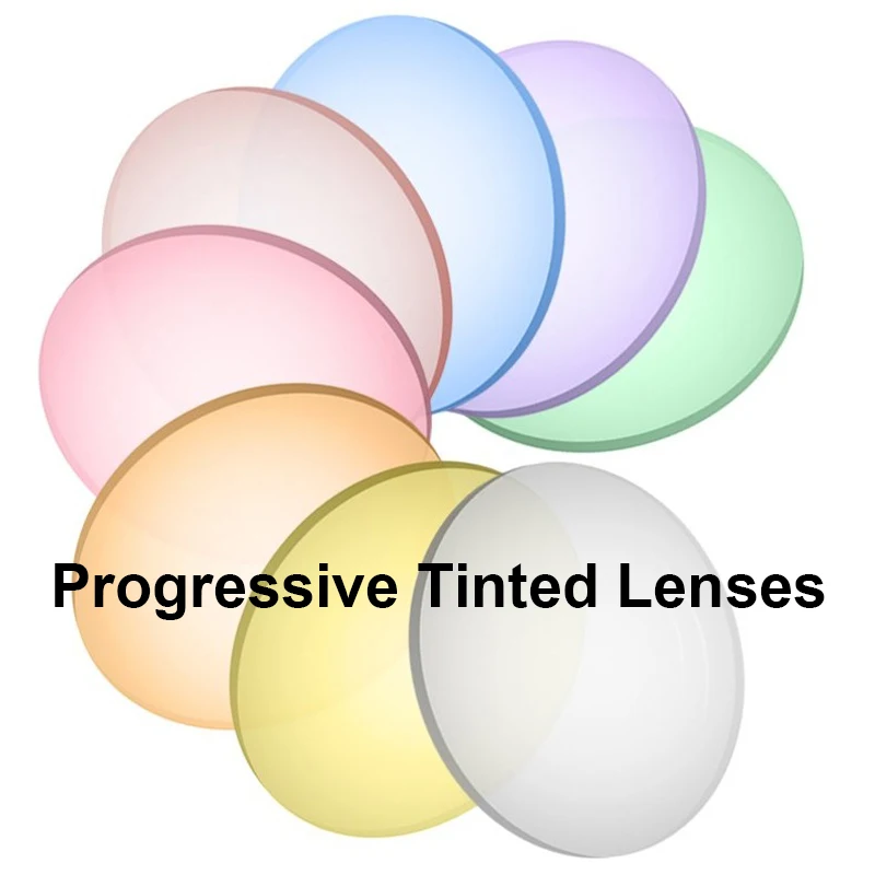 Цифровые прогрессивные твердые и градиентные тонированные линзы для мужчин
