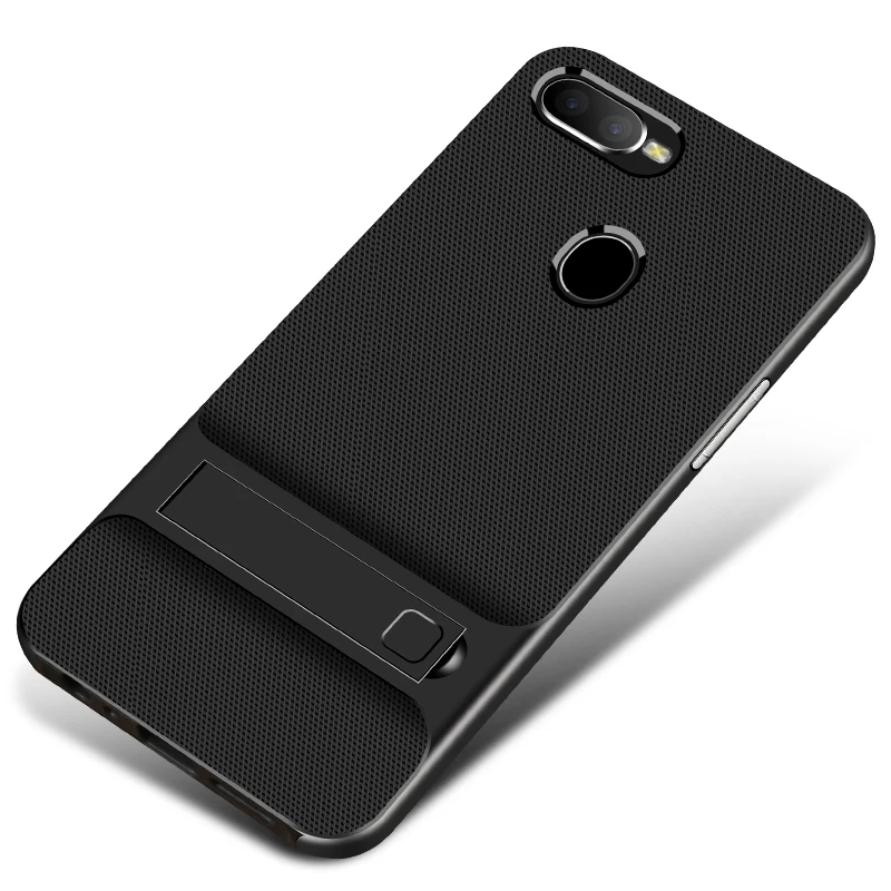 Royce Black Чехол для мобильного телефона, чехол для OPPO F7 F9 Pro, мягкий 3D стенд, 360 Защитный Гибридный Силиконовый чехол для телефона OPPOF7 OPPOF9 F9Pro, милая сумка - Цвет: Royce Black