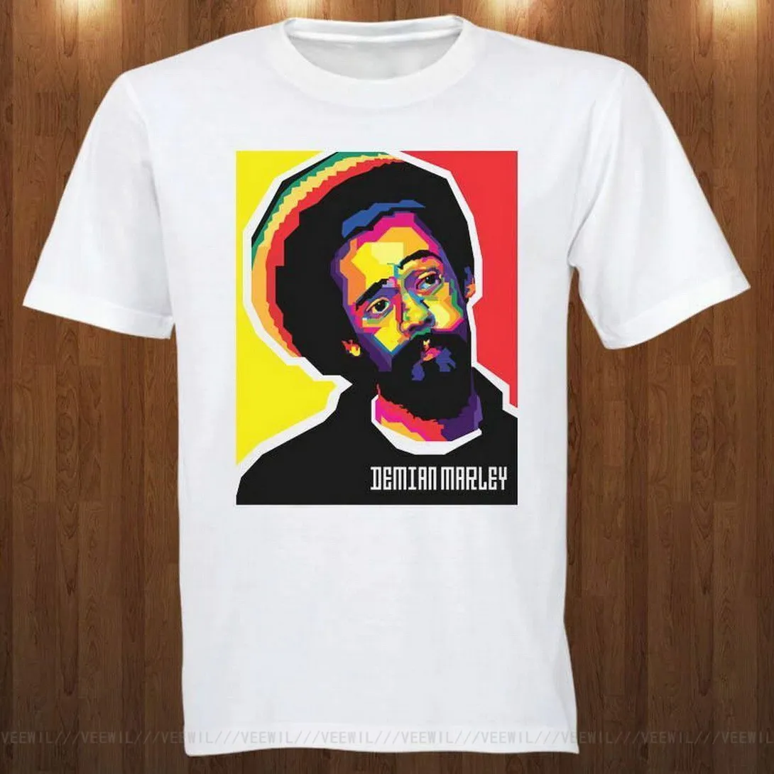 Damian Marley футболка регги художник Gongzilla футболки с принтом размера плюс | Мужская