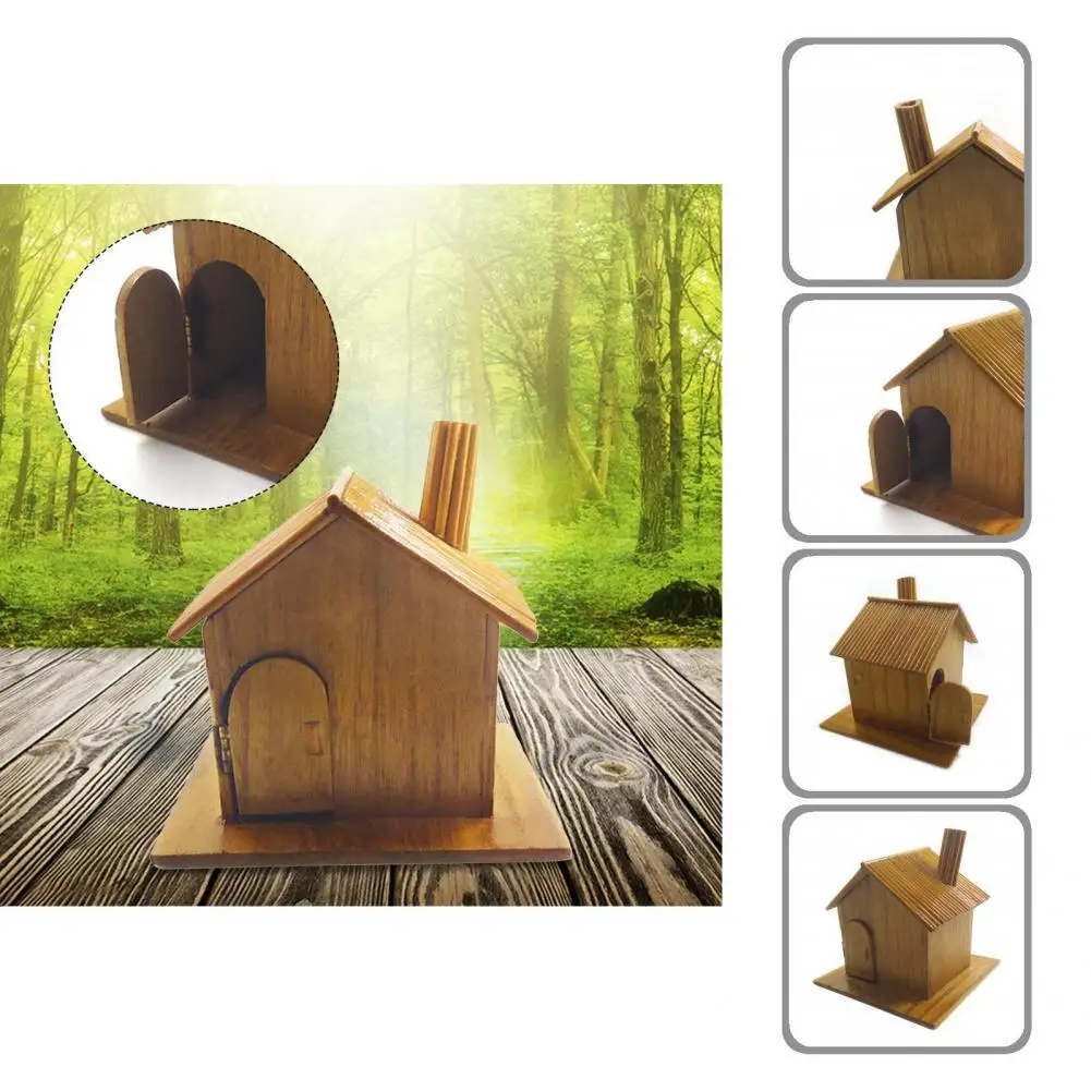 

Amusing House Model DIY Delicate Texture Wooden House Model Toy House Model Toy Miniature Little House