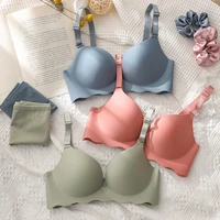 4pcslot women push up bra wirefree seamless lingerie sexy deep v bralette breath 34 cup underwear female comfort intimates