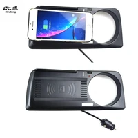 1set 15w fast car qi wireless charger charging phone holder for 2010 2016 bmw 5 series 525 530 f10 f11 car accessories
