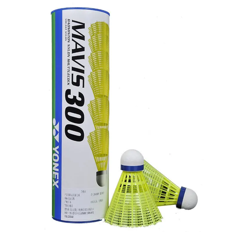 100% подлинные Yonex Mavis M300 600 нейлоновые шарики для бадминтона воланы