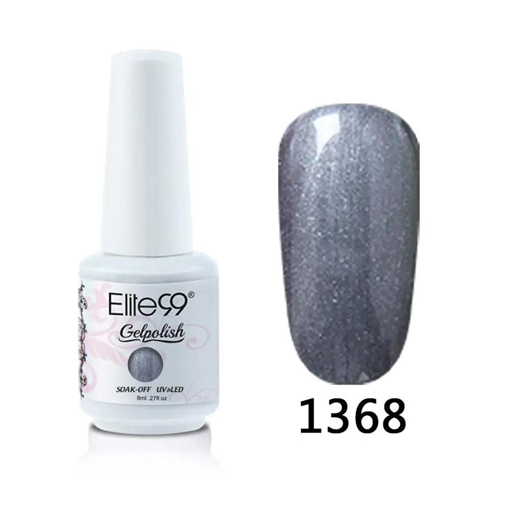 1368 Elite99 8 мл Гель-лак для ногтей Vernis Полупостоянный лак для ногтей УФ-гель лак для ногтей эмаль для маникюра Лак для ногтей - Цвет: 1368