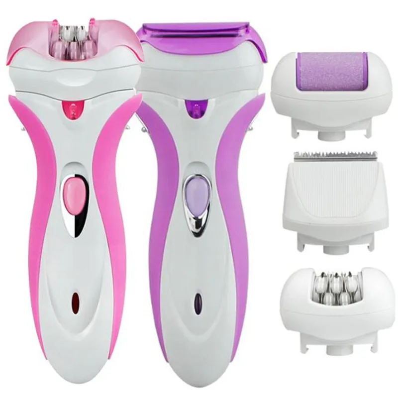 Эпилятор женский Электрический 4 в 1 бритва триммер для зоны бикини машинка