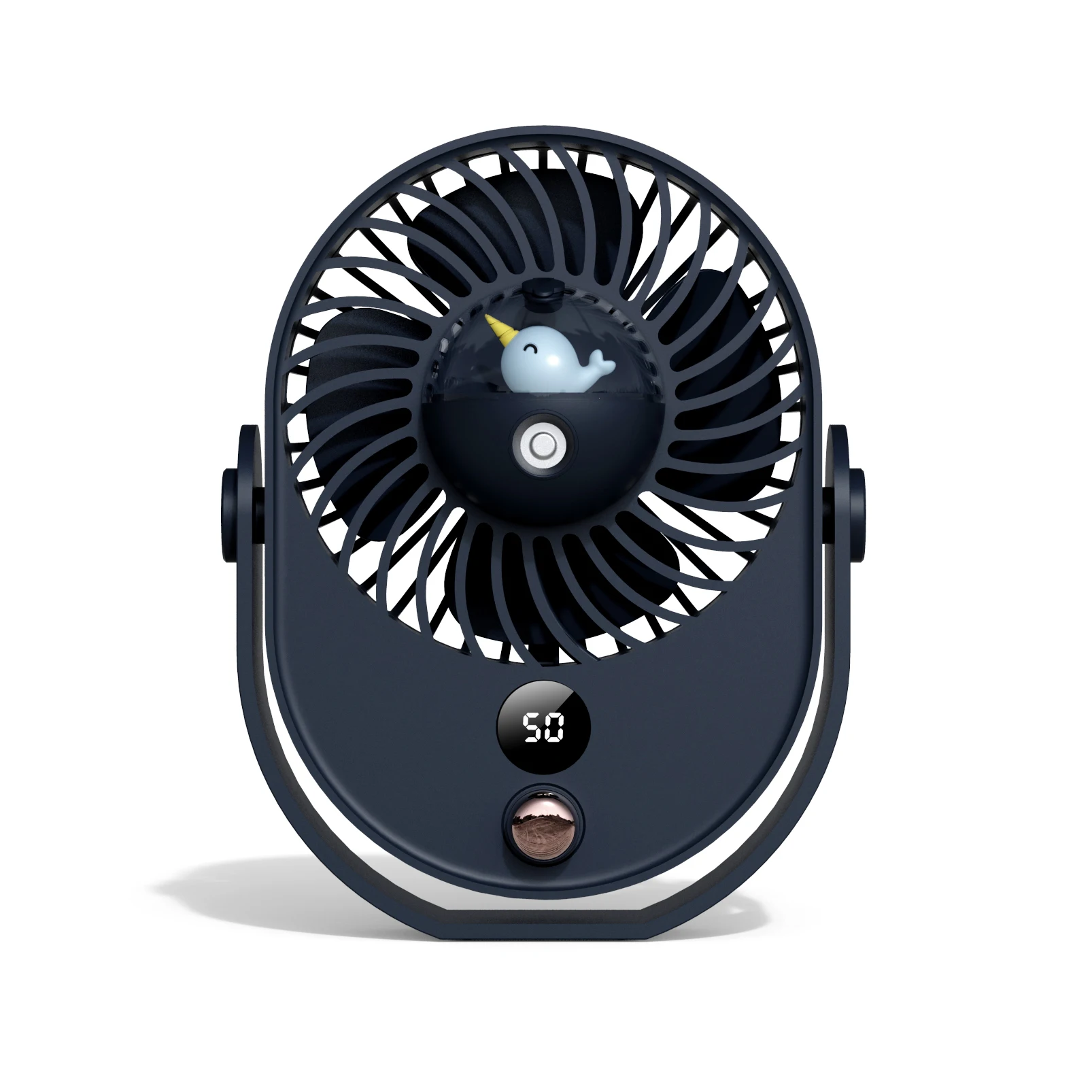 

Cute Pet Portable Fan Mini Water Spray Mist Fan Silent Strong Wind 360° Adjustable Fan Desktop Air Humidifier Cooler HomeOutdoor
