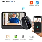 Умный дверной звонок Tuya с Wi-Fi, камера 720P, 120 , ЖК-экран 4,3 дюйма