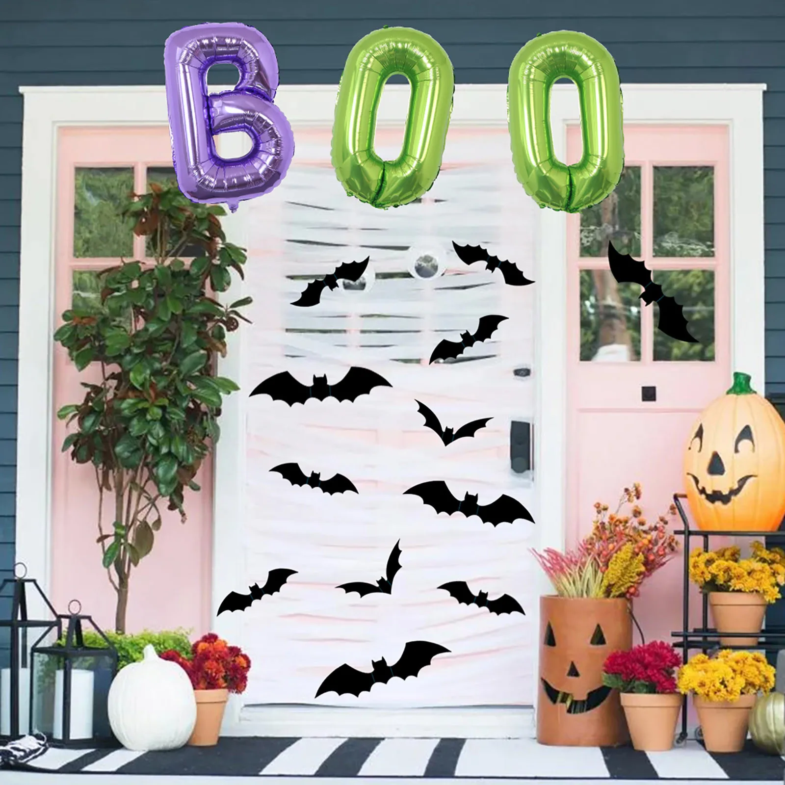 

Halloween Balloon Garland Arch Kit Helium Balloons foil Set for Halloween Day Party Decorations Halloween Ornament 2021 New #080