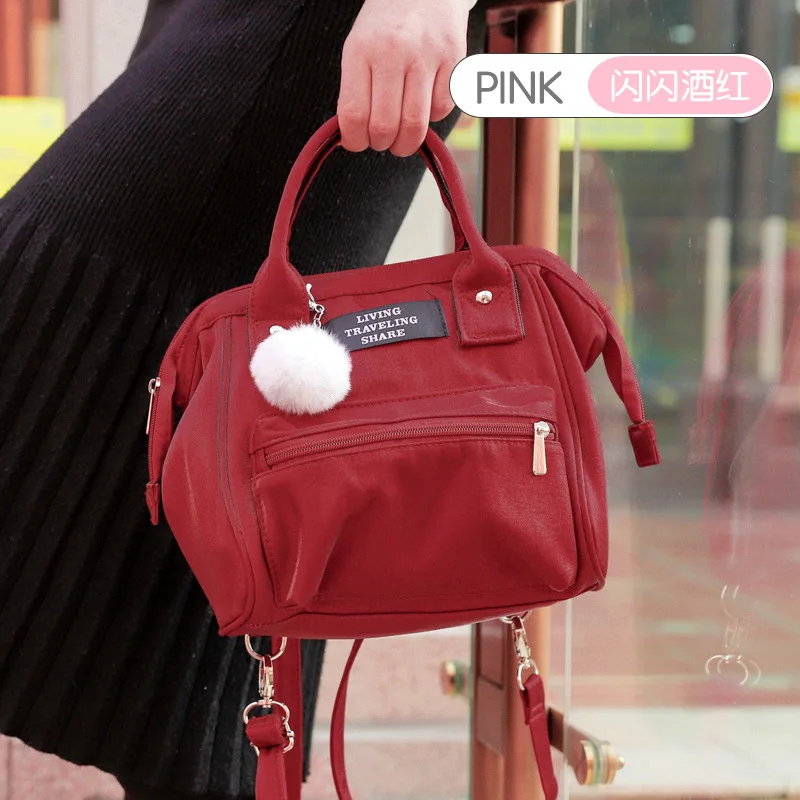 

Multi-Purpose Messenger Bag Female School Bag For Teenage Girl Shoulder Bags Small Korean Class Backpack Casual Handbag