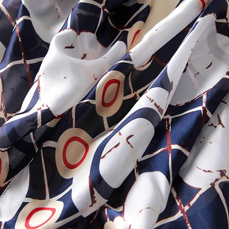 

Fashion Floral Print Kerchief Silk Satin Hair Scarf For Women 180*90cm Quare Shawls And Wraps Beach Pose Tool Scarves For Lady