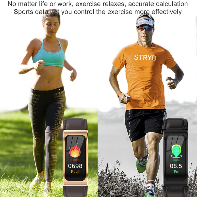 AK12 Smart Bracelet Color Screen IP68 Waterproof Women Watch Heart Rate Monitor Cycle Activity Sports Band | Электроника